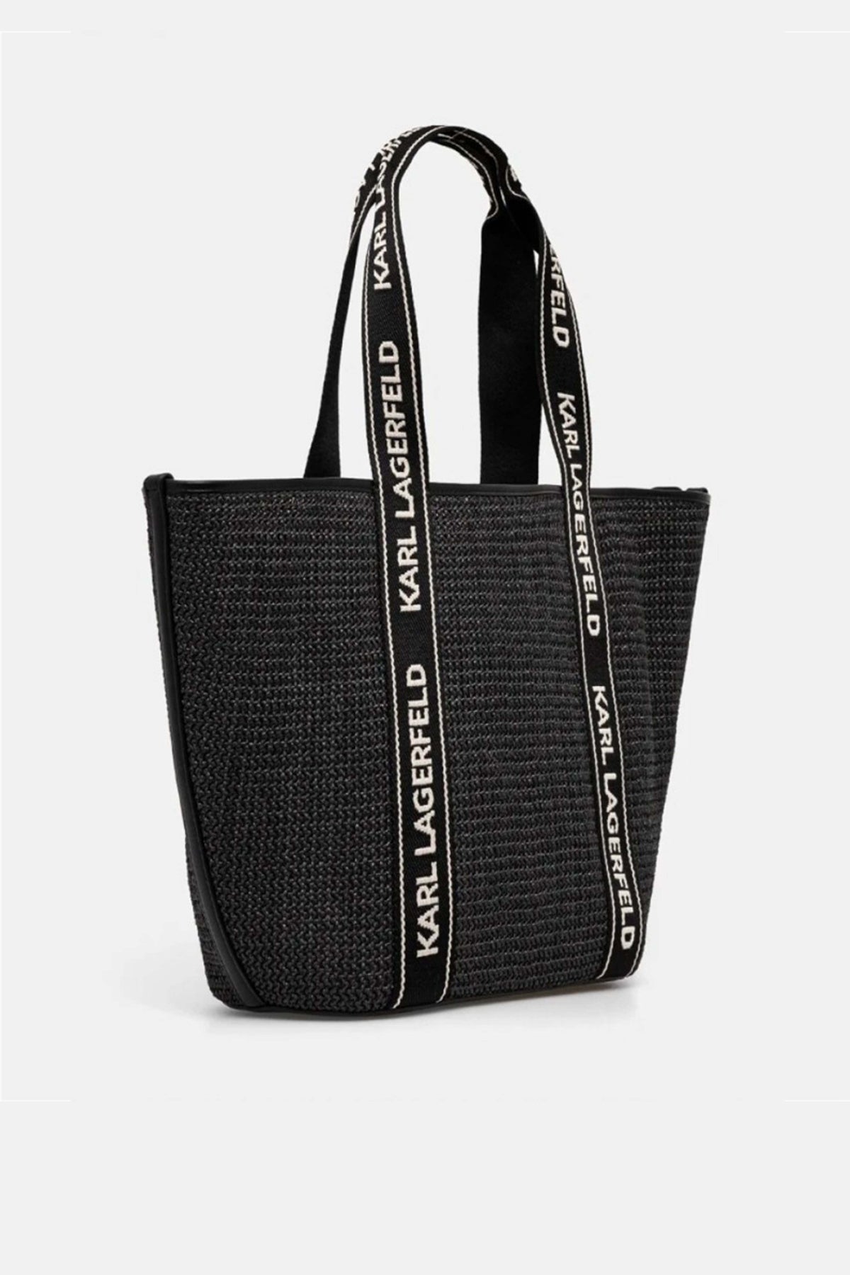 KARL LAGERFELD K/ESSENTIAL RAFFIA B en color BLACK  (2)