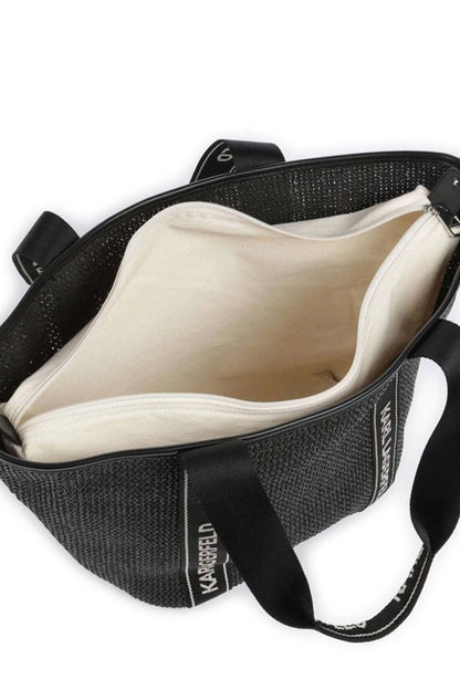 KARL LAGERFELD K/ESSENTIAL RAFFIA B en color BLACK  (3)