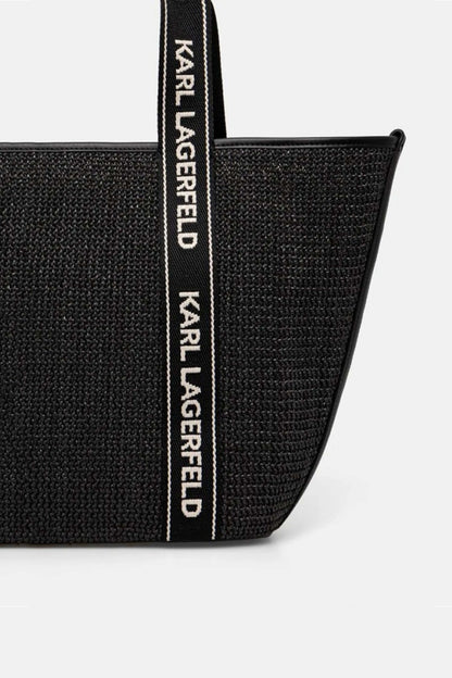 KARL LAGERFELD K/ESSENTIAL RAFFIA B en color BLACK  (4)