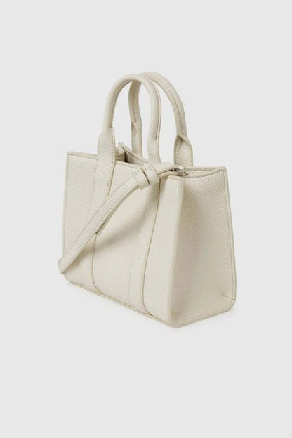 KARL LAGERFELD  MN SQUARE TOTE PEB  en color OFFWHT  (2)
