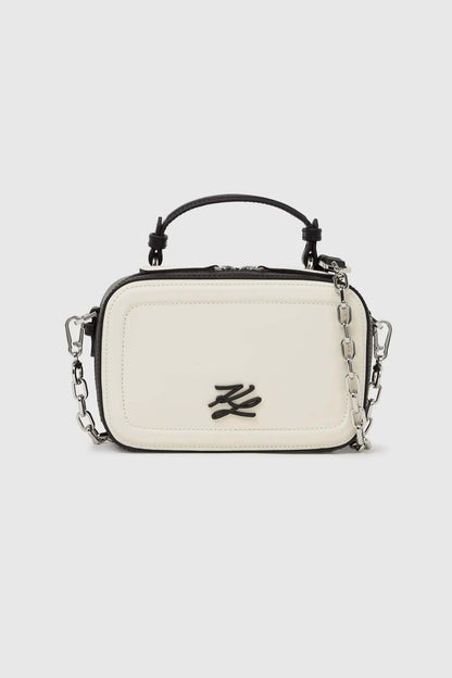 KARL LAGERFELD K/AUTOGRAPH SM TPH C en color BCKWHT  (3)