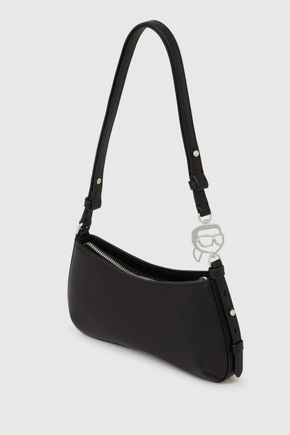 KARL LAGERFELD  SMOOTH OUTLINE MINI en color BLACK  (2)