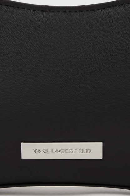 KARL LAGERFELD  SMOOTH OUTLINE MINI en color BLACK  (4)