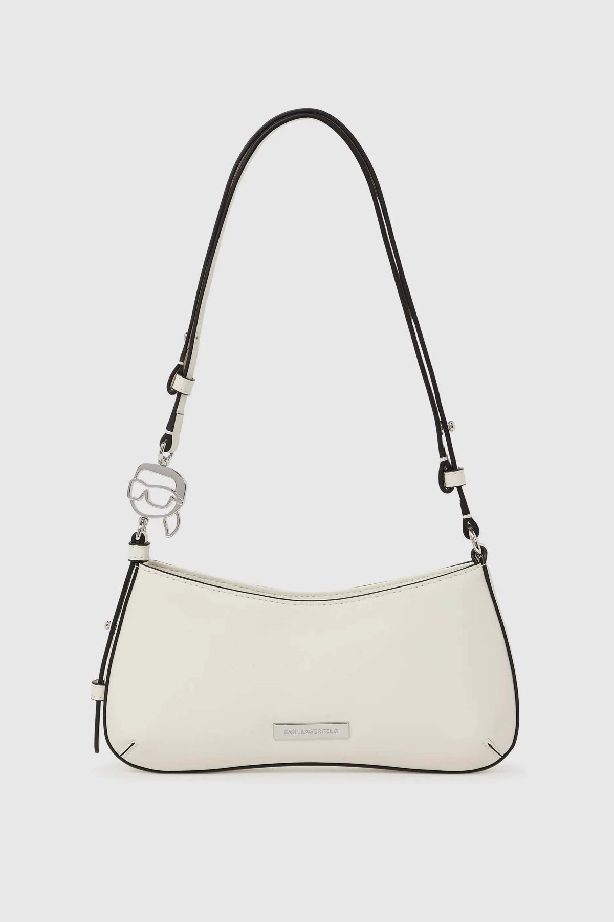 KARL LAGERFELD  SMOOTH OUTLINE MINI en color OFFWHT  (3)