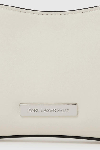 KARL LAGERFELD  SMOOTH OUTLINE MINI en color OFFWHT  (4)
