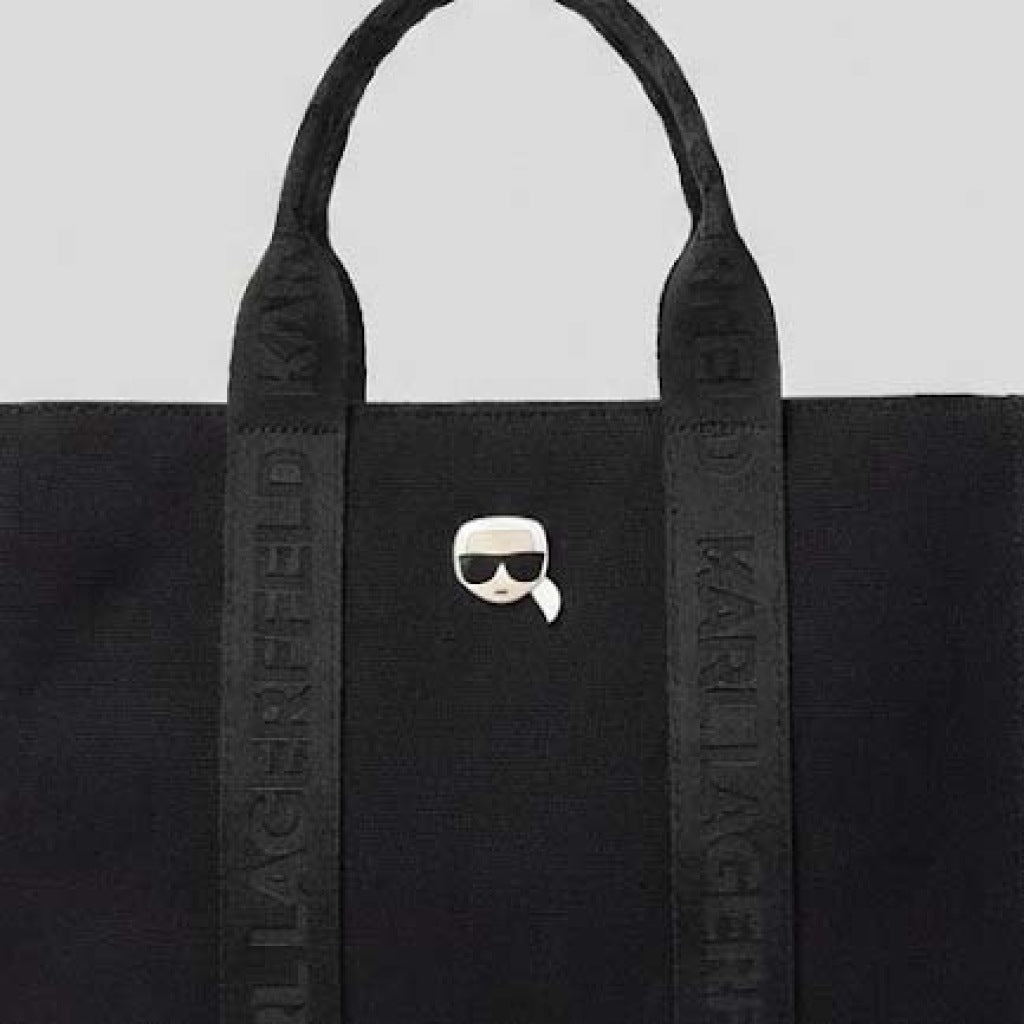 KARL LAGERFELD IKON PIN SQUARE MD T en color BLACK  (5)