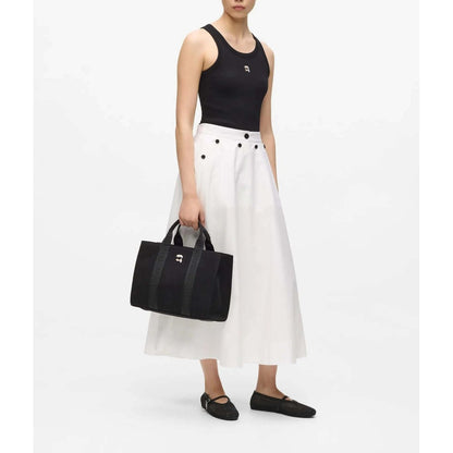 KARL LAGERFELD IKON PIN SQUARE MD T en color BLACK  (6)