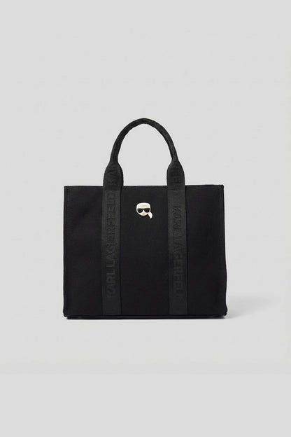 KARL LAGERFELD IKON PIN SQUARE MD T en color BLACK  (2)