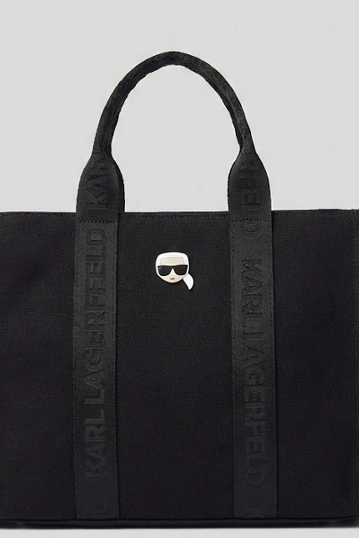 KARL LAGERFELD IKON PIN SQUARE MD T en color BLACK  (3)