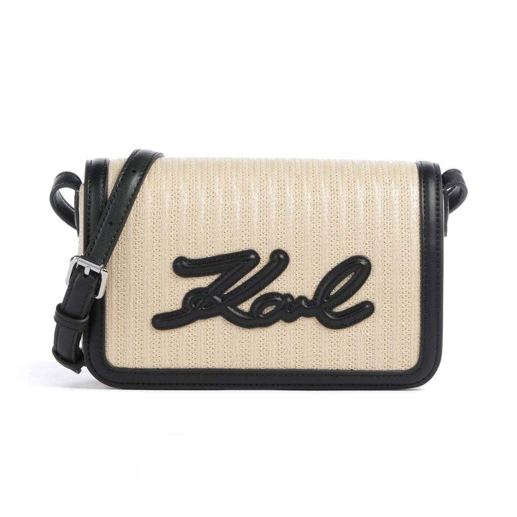 KARL LAGERFELD  K/SIGNATURE RAFFIA  en color NTRBLK  (4)