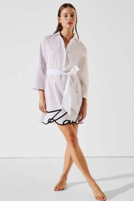 KARL LAGERFELD DNA SIGNATURE BEACH  en color WHITE  (1)