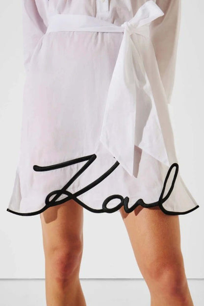 KARL LAGERFELD DNA SIGNATURE BEACH  en color WHITE  (4)
