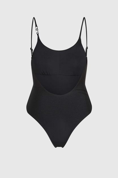 KARL LAGERFELD  CHEEKY SWIMSUIT  en color BLACK  (2)
