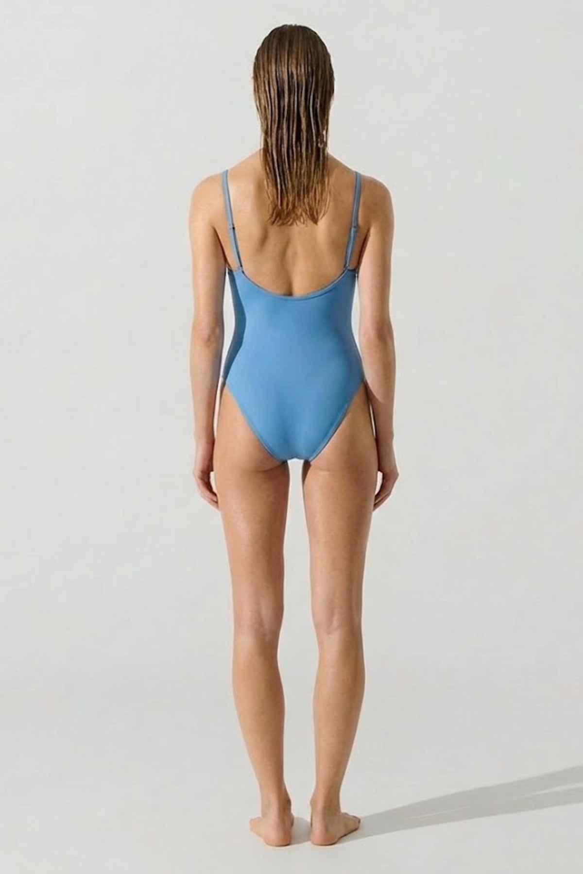 KARL LAGERFELD  CHEEKY SWIMSUIT  en color SLRBLU  (2)