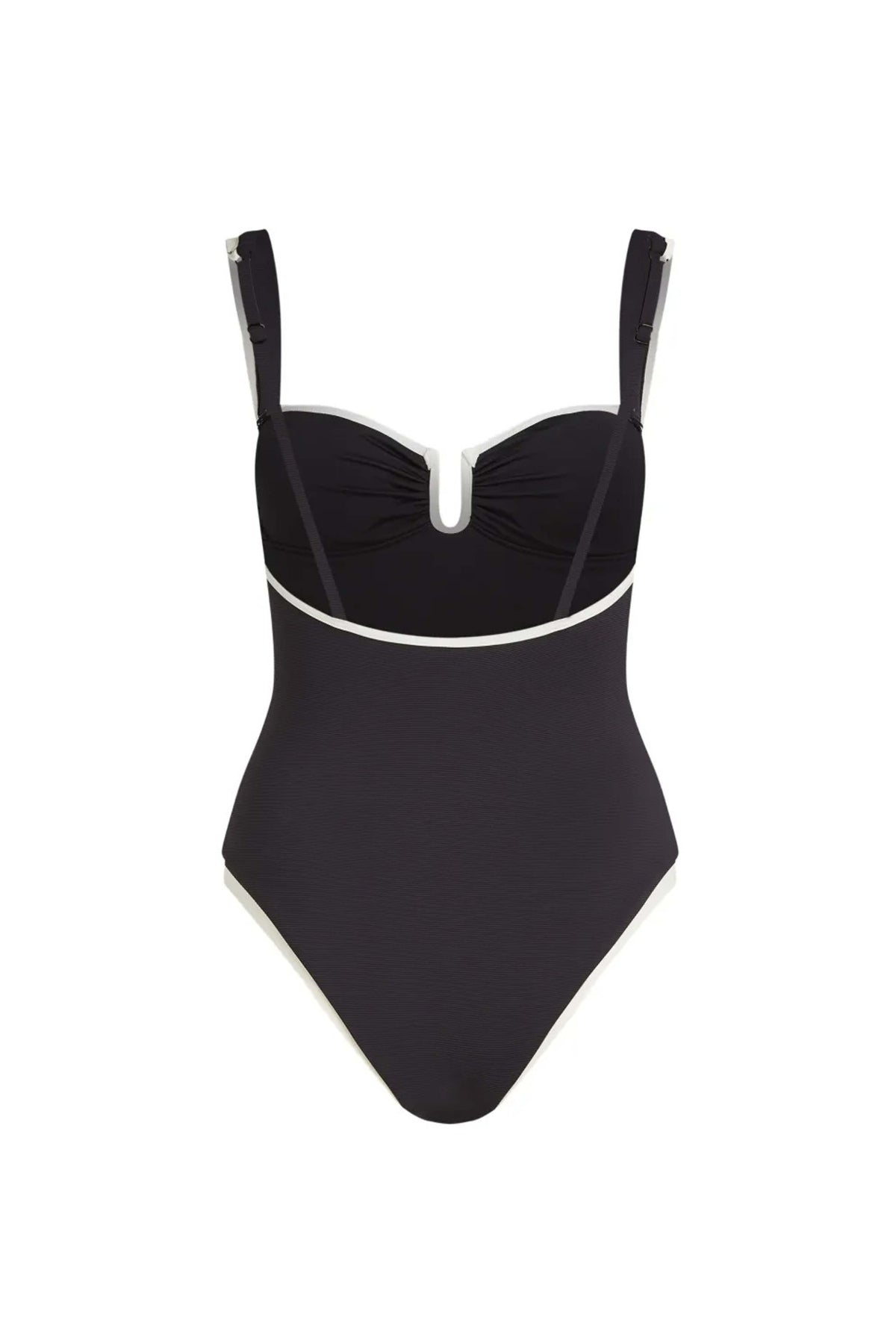 KARL LAGERFELD CHEEKY SWIMSUIT en color BLACK  (2)