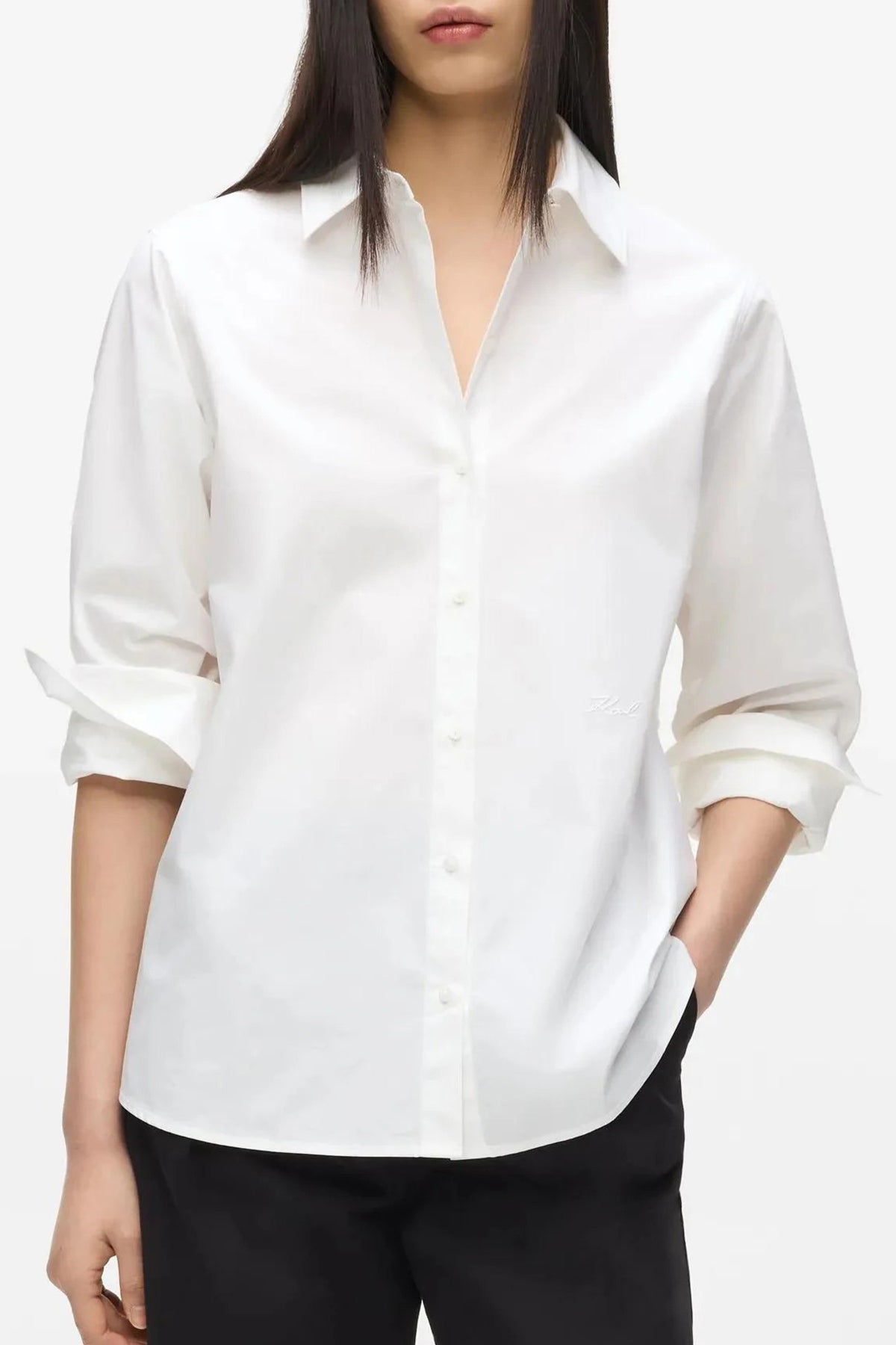 KARL LAGERFELD BW CLASSIC REL en color WHITE  (1)