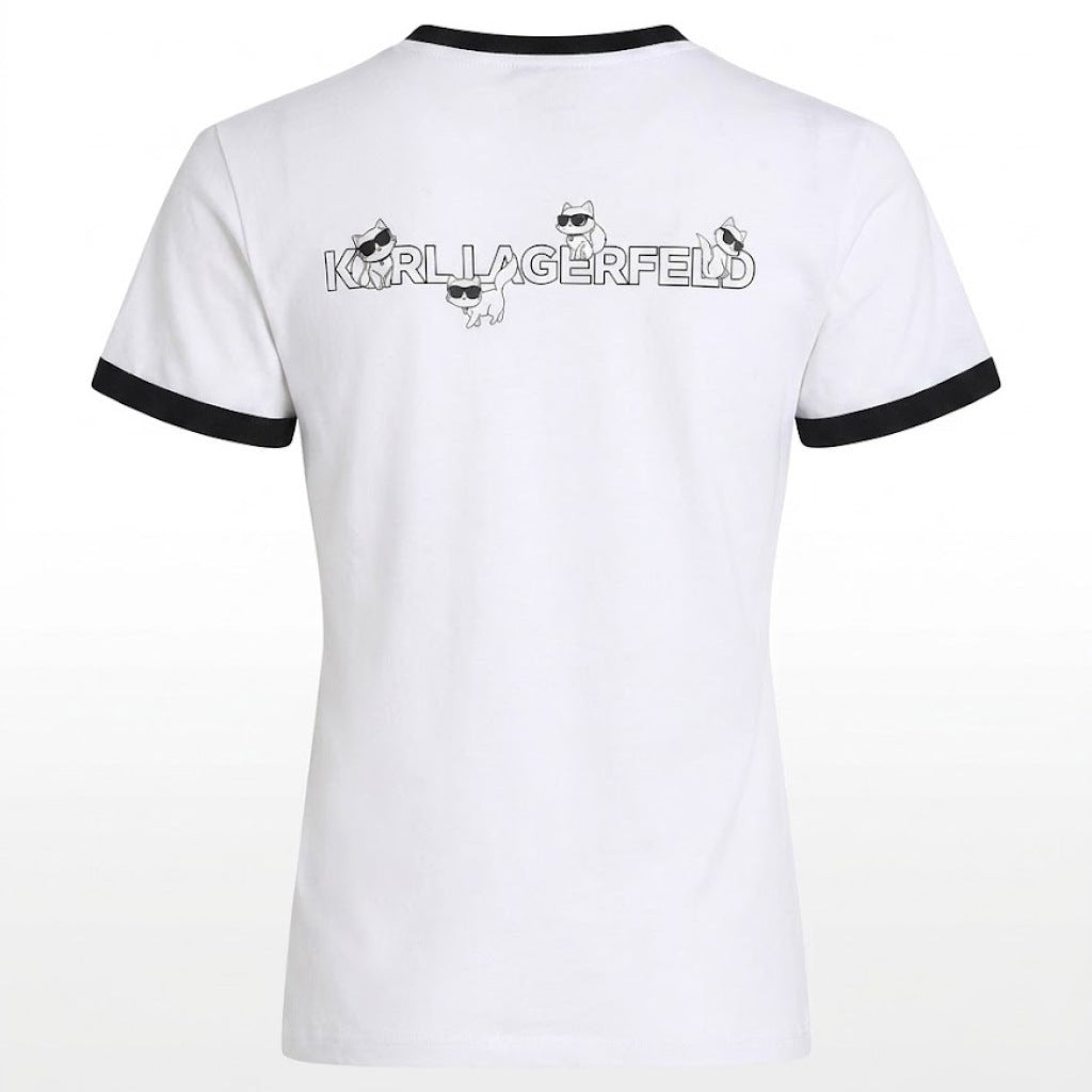 KARL LAGERFELD BW IKON CHOUPE en color WHITE  (5)
