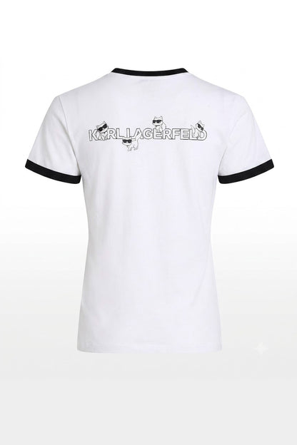 KARL LAGERFELD BW IKON CHOUPE en color WHITE  (2)