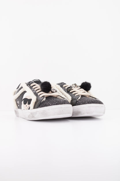 KARL LAGERFELD SKOOL IKONIC PEEP LI en color BLK  (2)