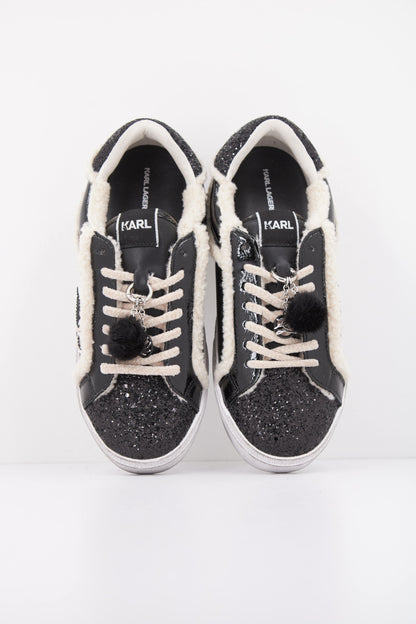 KARL LAGERFELD SKOOL IKONIC PEEP LI en color BLK  (3)