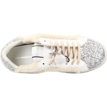 KARL LAGERFELD SKOOL IKONIC PEEP LI en color WHT  (7)