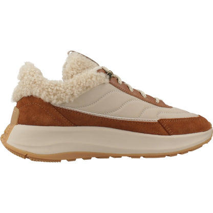 FITFLOP MODE FLOW SHEARLING- en color CAMEL  (4)