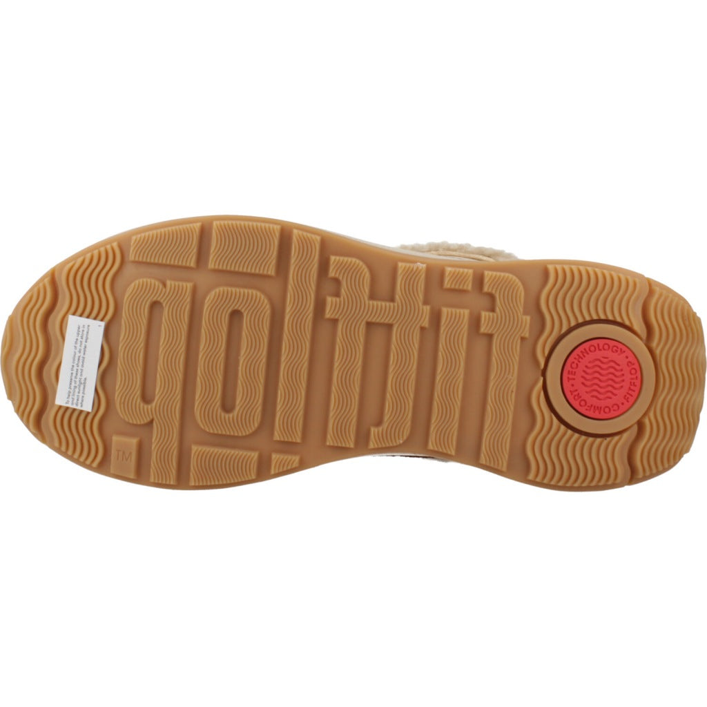 FITFLOP MODE FLOW SHEARLING- en color CAMEL  (6)