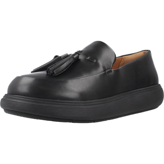 FITFLOP COMFF TASSEL LEATHER en color BLACK  (1)
