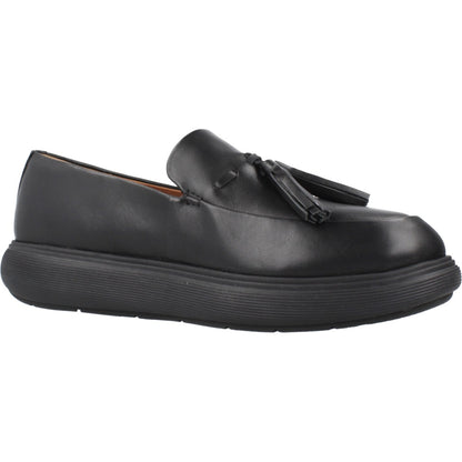FITFLOP COMFF TASSEL LEATHER en color BLACK  (5)