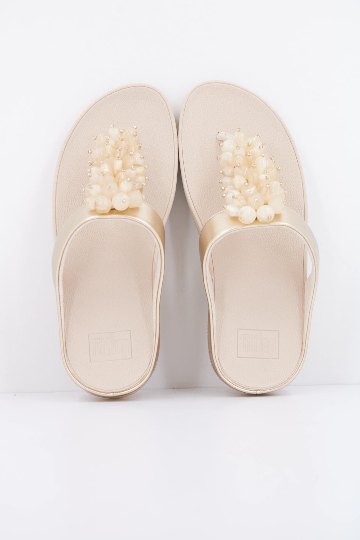 FITFLOP FINO BEAD CLUSTER en color PLATINO  (3)