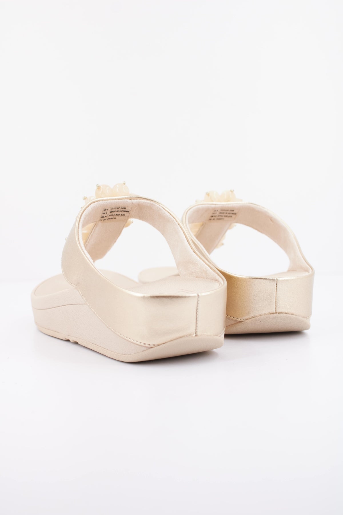 FITFLOP FINO BEAD CLUSTER en color PLATINO  (4)
