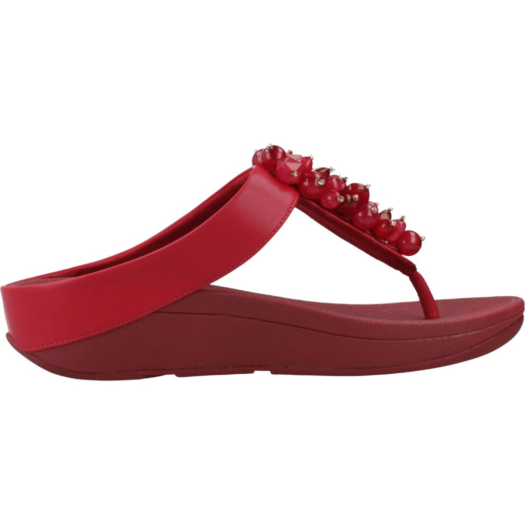 FITFLOP FINO BEAD CLUSTER en color BERRY  (4)