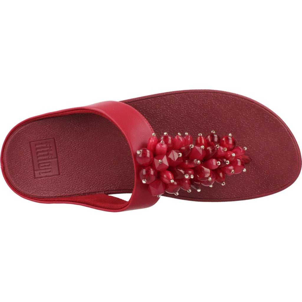 FITFLOP FINO BEAD CLUSTER en color BERRY  (6)