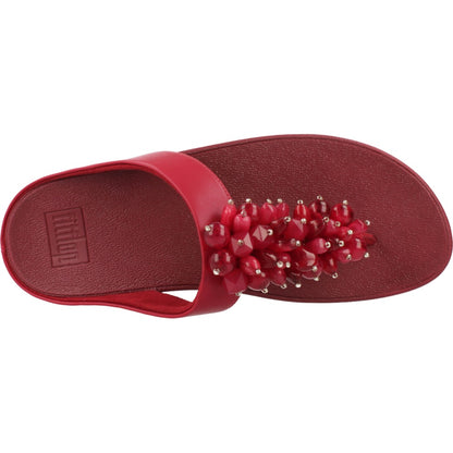 FITFLOP FINO BEAD CLUSTER en color BERRY  (6)