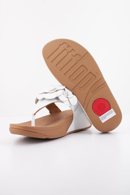 FITFLOP LULU FLOWER en color WHITE  (5)