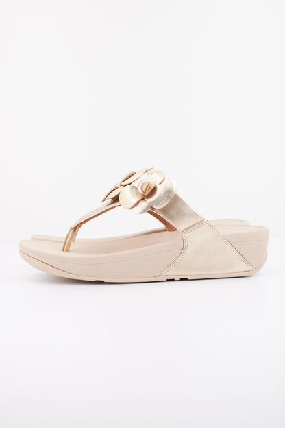 FITFLOP LULU FLOWER en color PLATINO  (1)