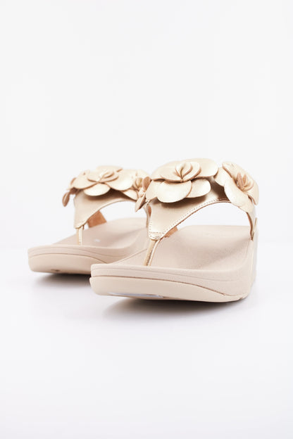 FITFLOP LULU FLOWER en color PLATINO  (2)