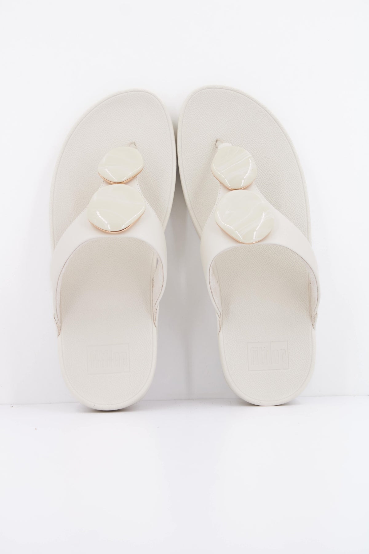 FITFLOP LULU MARBLED STONE en color BEIGE  (3)