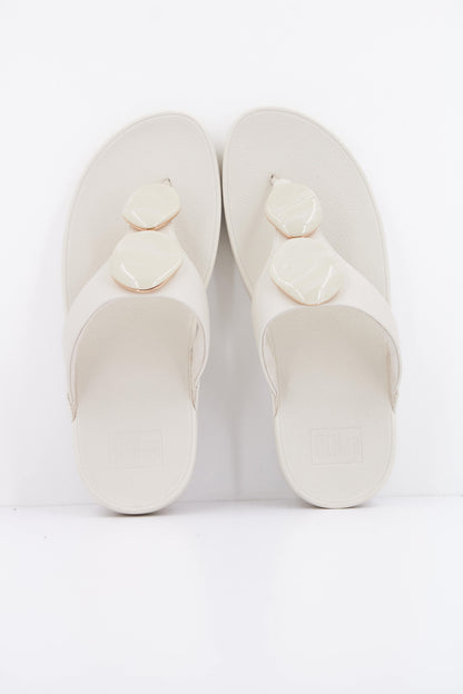 FITFLOP LULU MARBLED STONE en color BEIGE  (3)