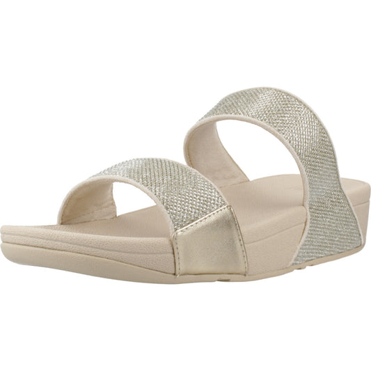 FITFLOP LULU SHIMMERGLITZ en color PLATINO  (1)