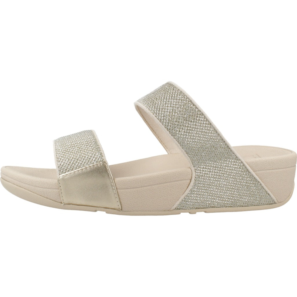 FITFLOP LULU SHIMMERGLITZ en color PLATINO  (2)