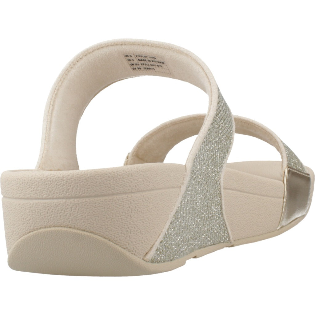 FITFLOP LULU SHIMMERGLITZ en color PLATINO  (3)