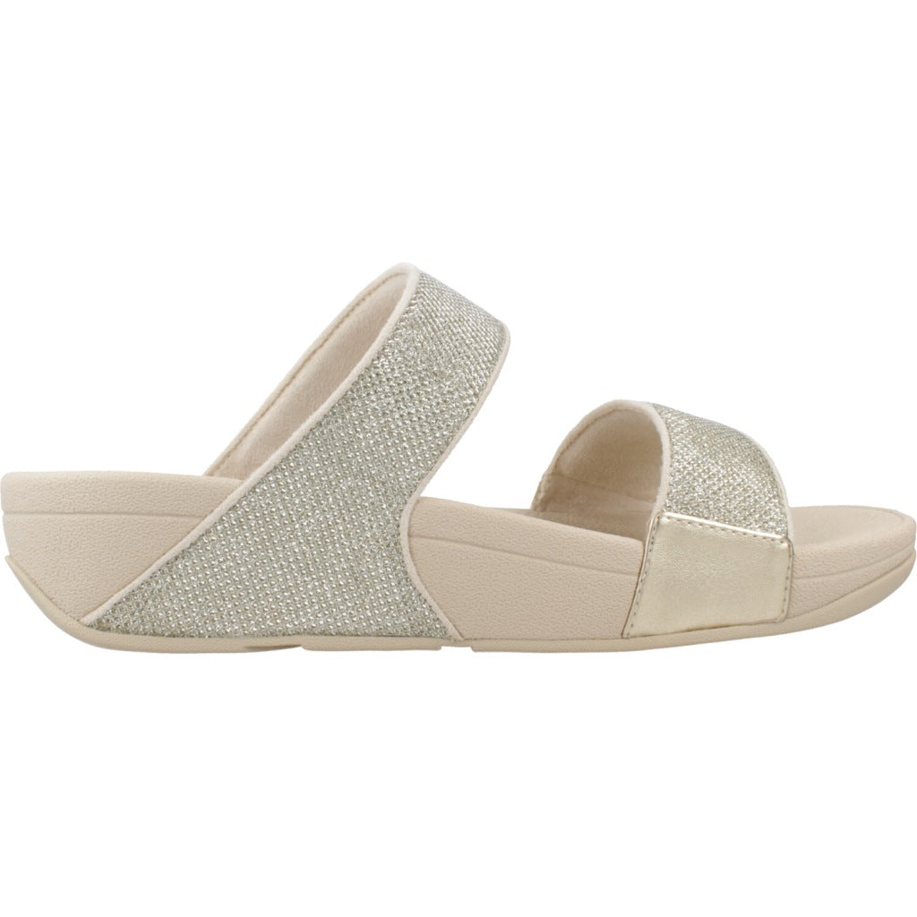 FITFLOP LULU SHIMMERGLITZ en color PLATINO  (4)