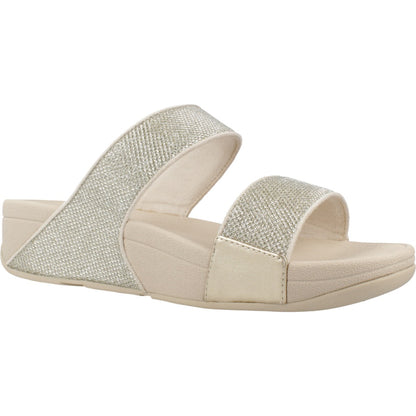 FITFLOP LULU SHIMMERGLITZ en color PLATINO  (5)