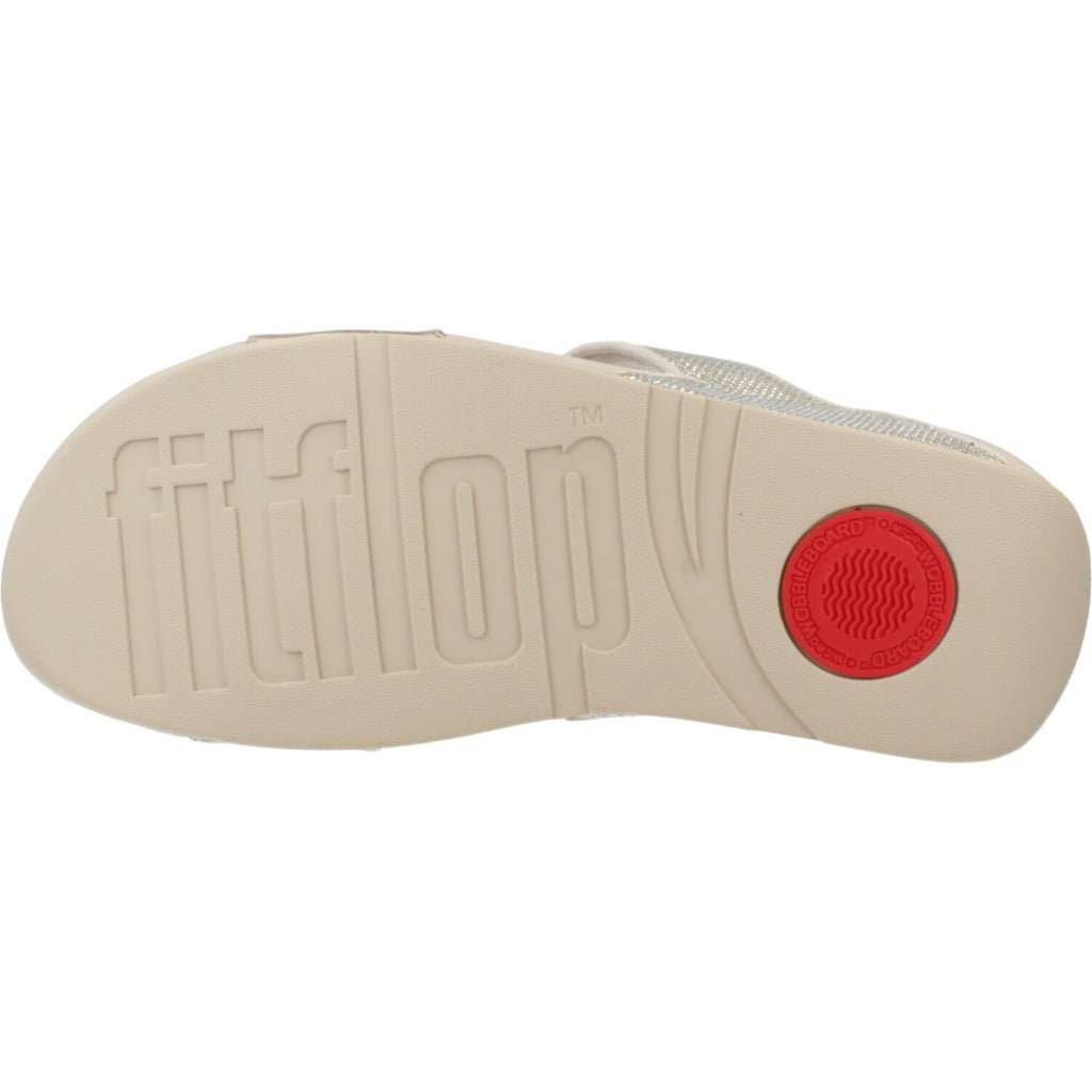 FITFLOP LULU SHIMMERGLITZ en color PLATINO  (7)