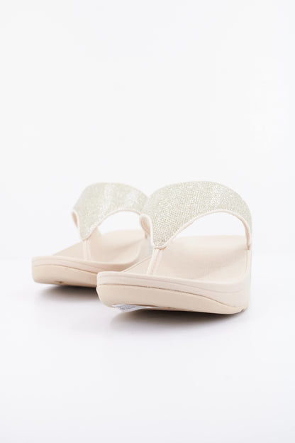 FITFLOP LULU SHIMMERGLITZ en color PLATINO  (2)