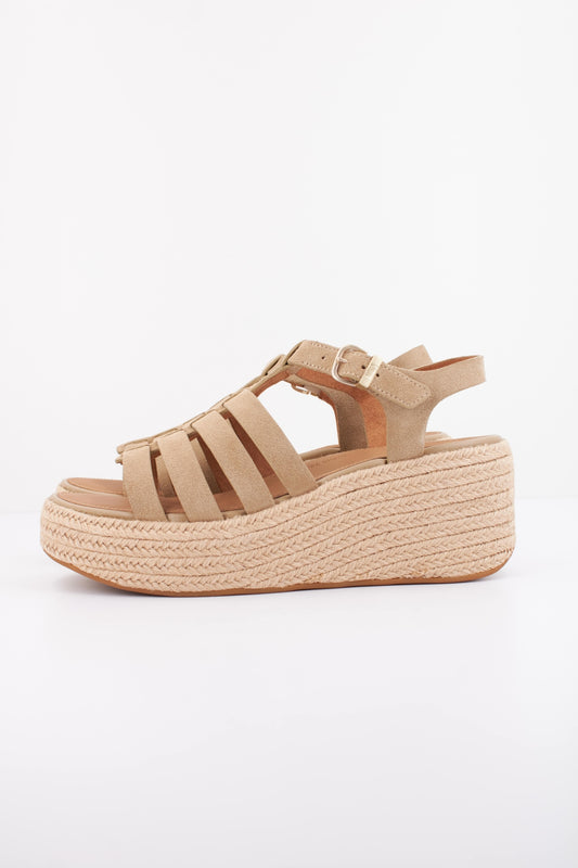FITFLOP PLATFFORMS SUEDE FIS en color CAPCHINO  (1)