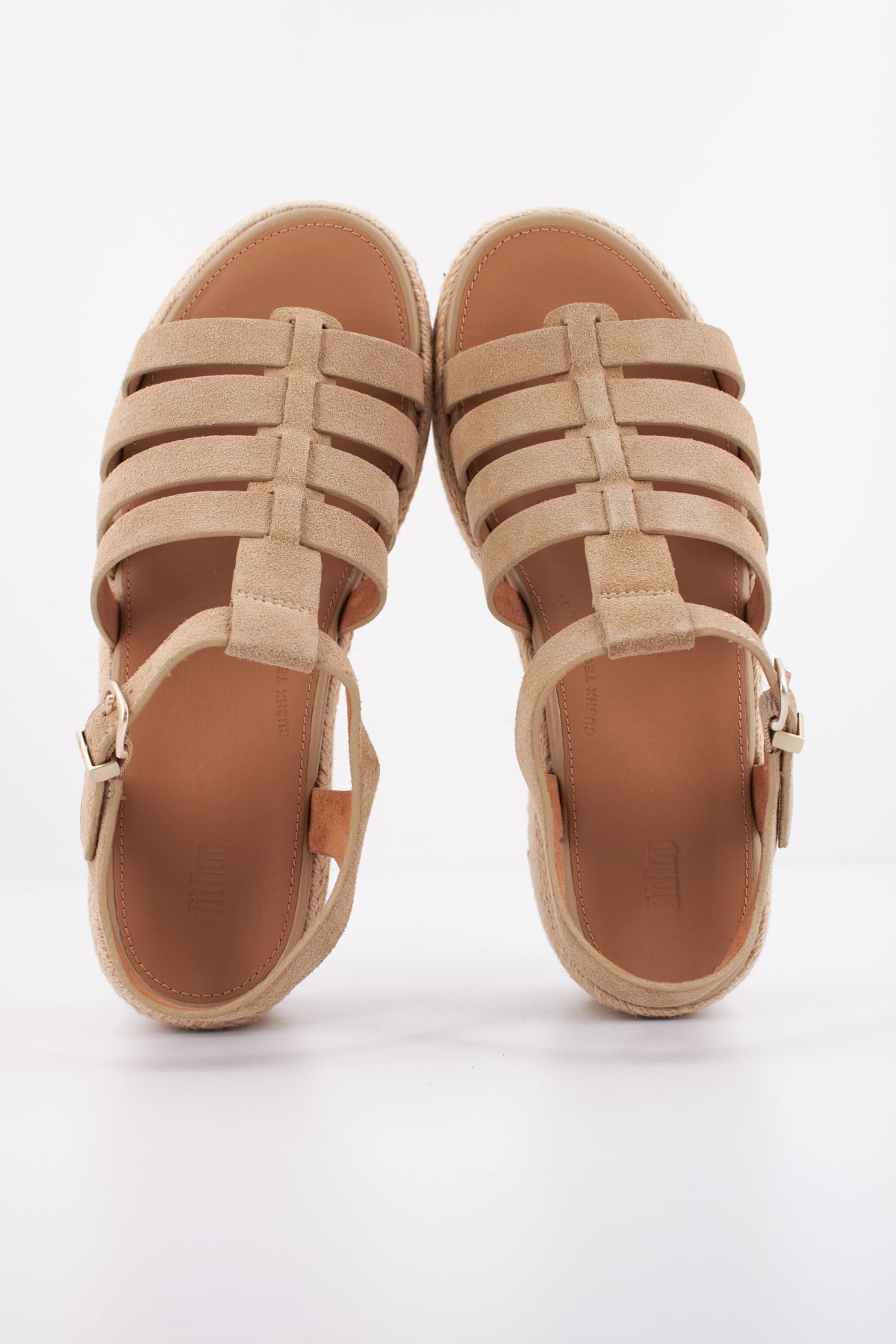 FITFLOP PLATFFORMS SUEDE FIS en color CAPCHINO  (3)