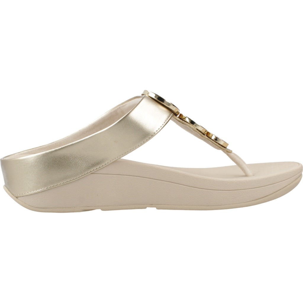 FITFLOP HALO BEAD CIRCLE en color PLATINO  (4)