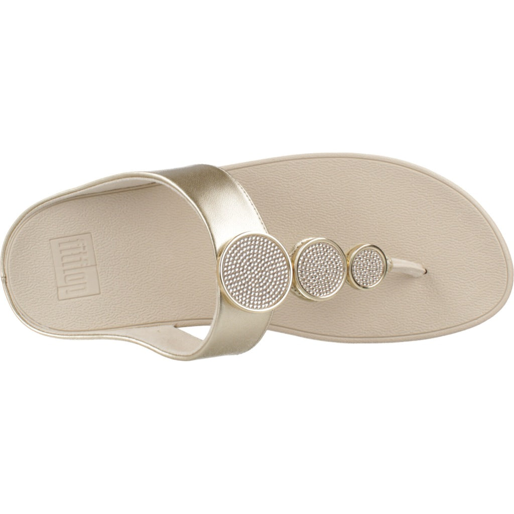 FITFLOP HALO BEAD CIRCLE en color PLATINO  (6)